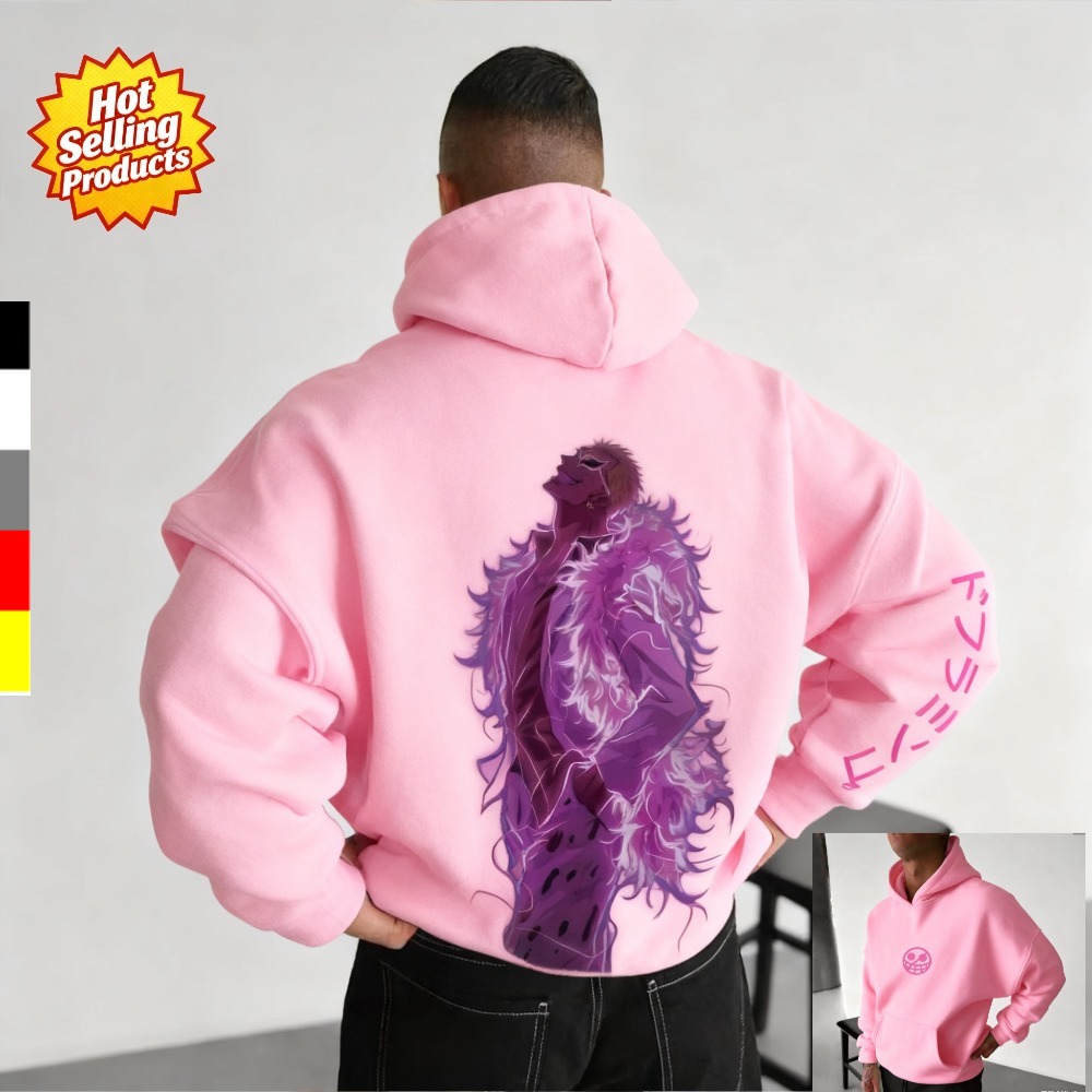 Anime Merchandise Store Japan - قطعة واحدة هوديي Donquixote Doflamingo جديد