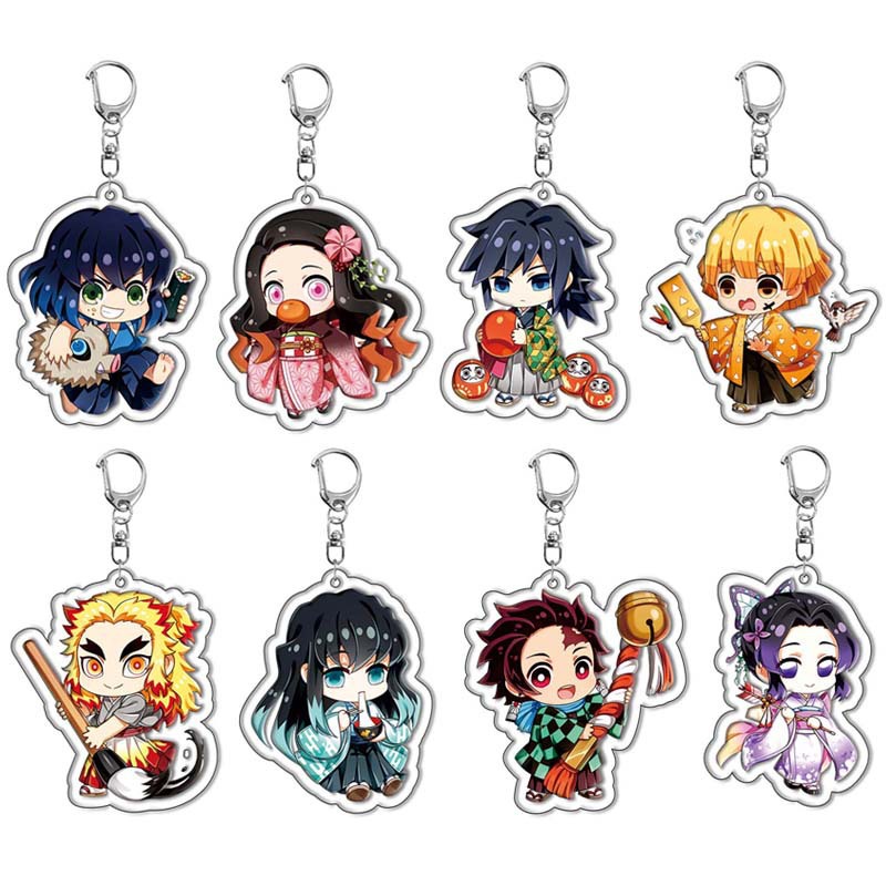 Anime Merchandise Keychain - شيطان القاتل كيميتسو لا يابا تانجيرو