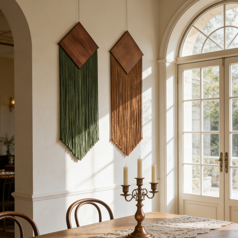 Wall Scroll Tapestry - لوحة جدارية منسوجة من حبل القطن