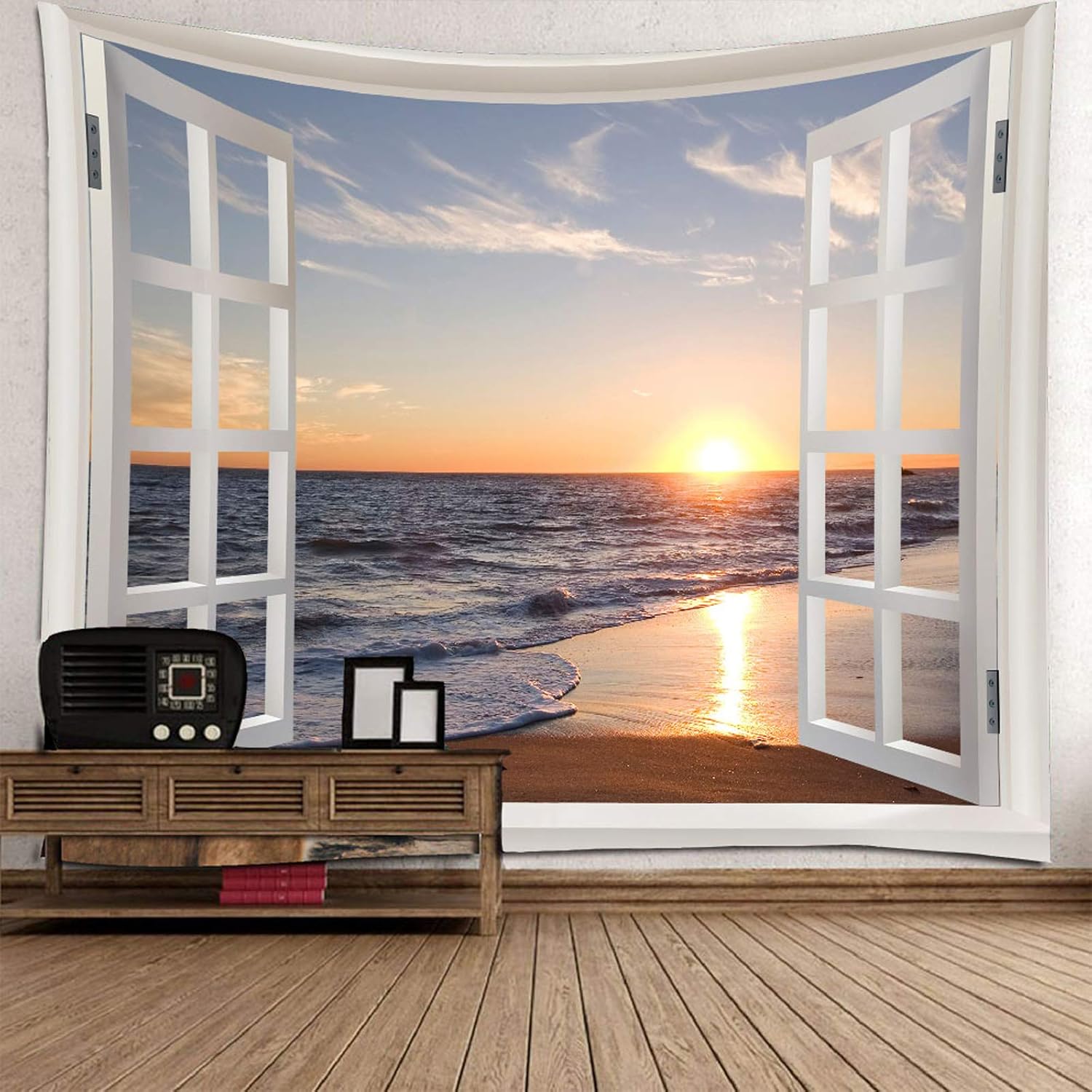Homiest ثلاثية الأبعاد المحيط  - مراجعة Wall Scroll Tapestry وسعره