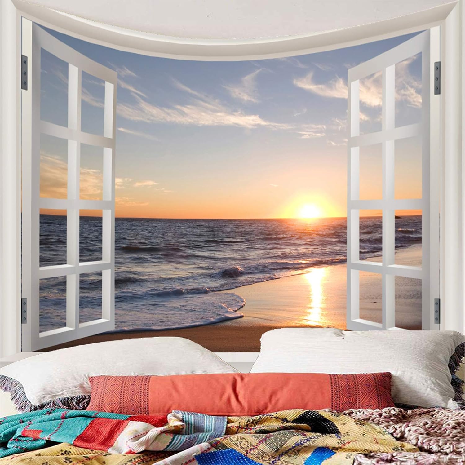 Homiest ثلاثية الأبعاد المحيط  - مراجعة Wall Scroll Tapestry وسعره