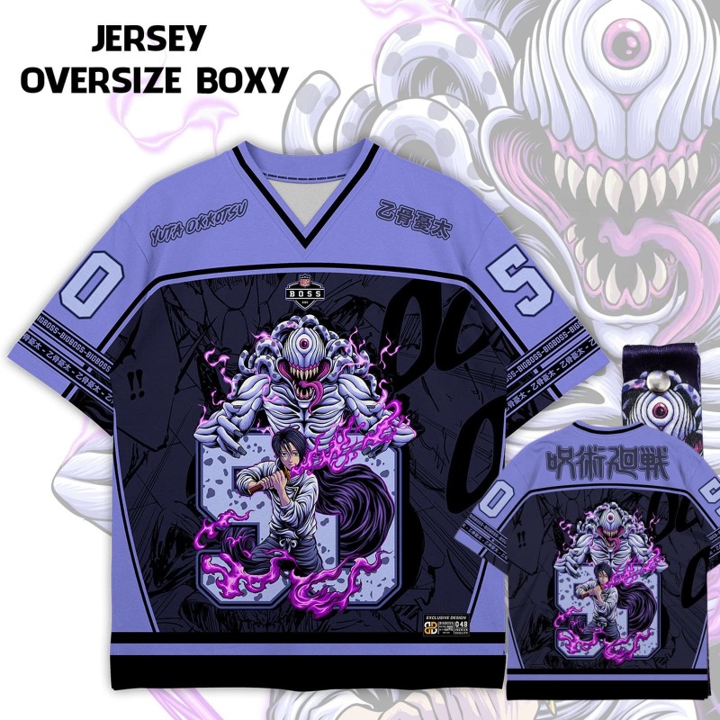 قميص جيرسي مطبوع بشخصية تشوو م - مراجعة Anime Jujutsu Kaisen Merchandise وسعره