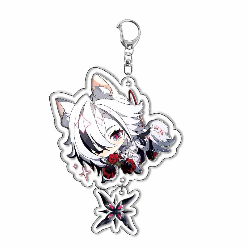 سلسلة مفاتيح أكريليك لشخصيات ج - مراجعة Anime Merchandise Keychain وسعره