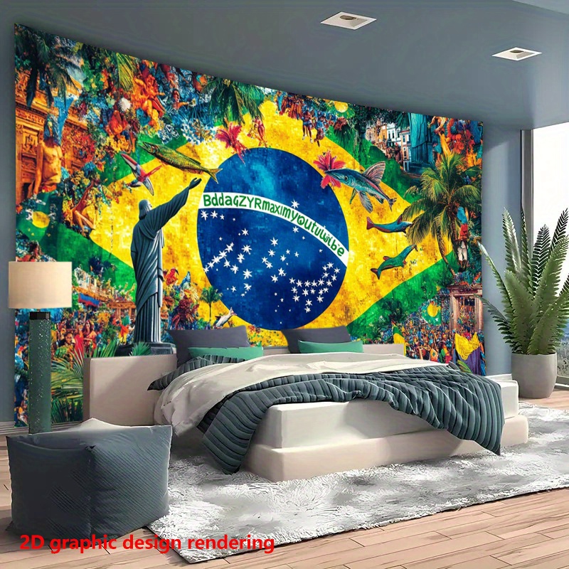 نسيج جداري لاحتفالات الكرنفال  - مراجعة Wall Scroll Tapestry وسعره