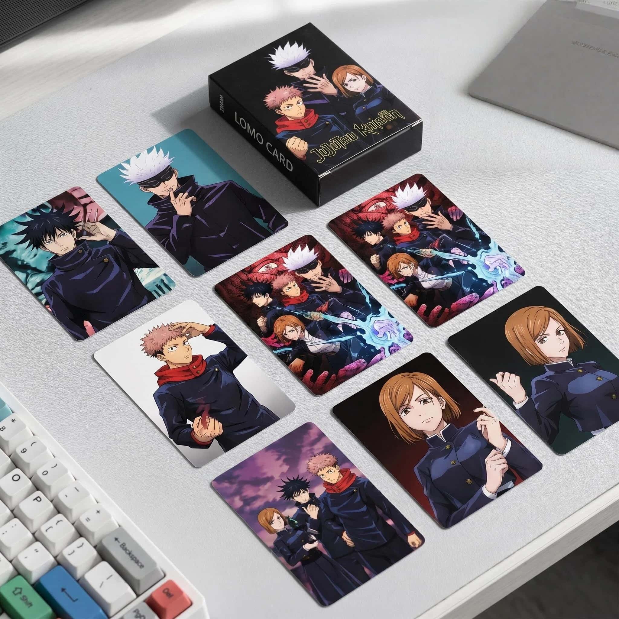 بطاقات جوجوتسو كايسن الجديدة ا - مراجعة Anime Jujutsu Kaisen Merchandise وسعره