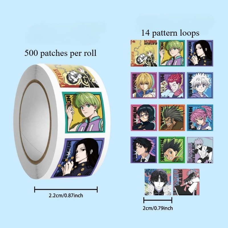 ملصقات مربعة بتصميم شخصيات كرت - مراجعة Anime Merchandise In Japan وسعره