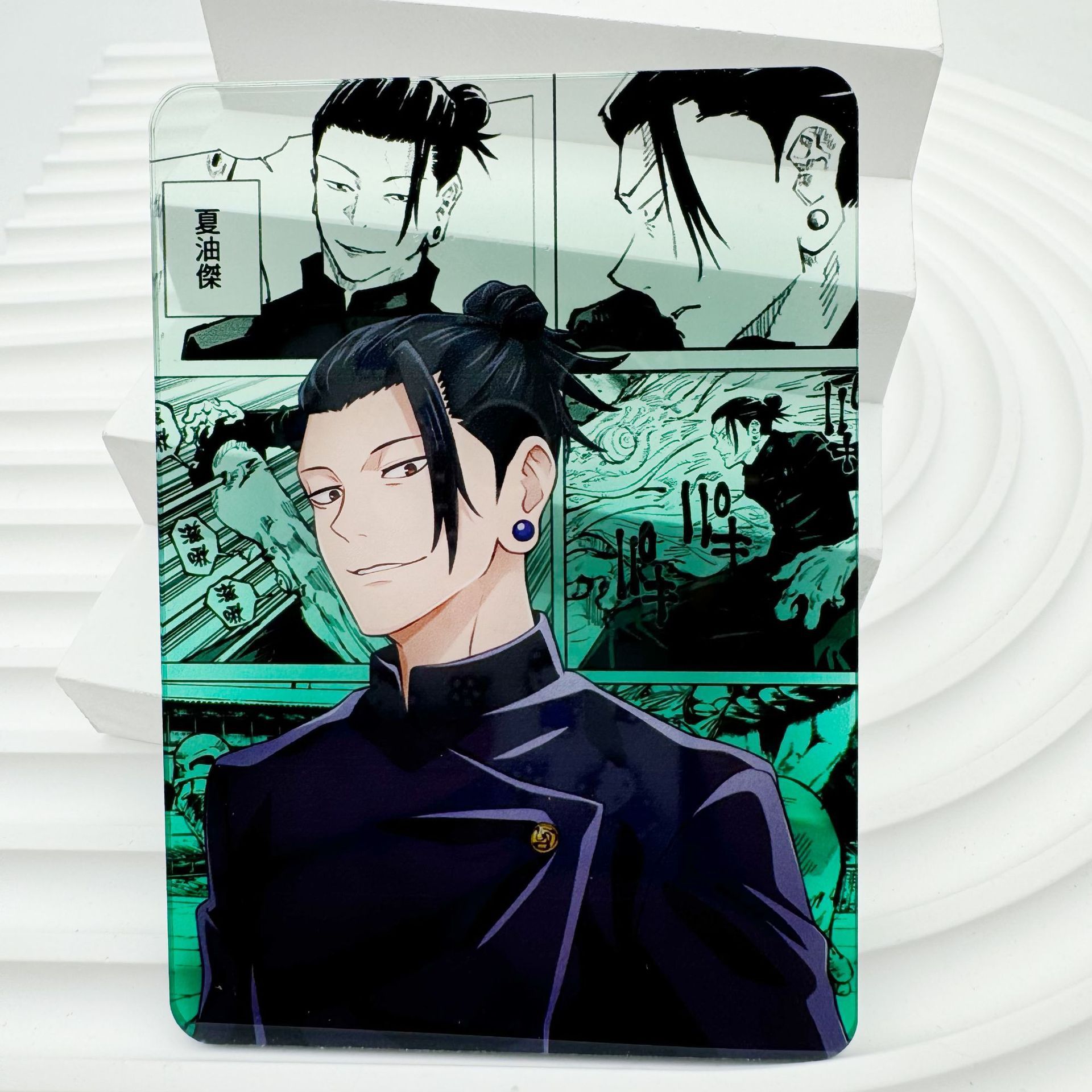 بطاقة كرتونية شفافة من الأكريل - مراجعة Anime Jujutsu Kaisen Merchandise وسعره