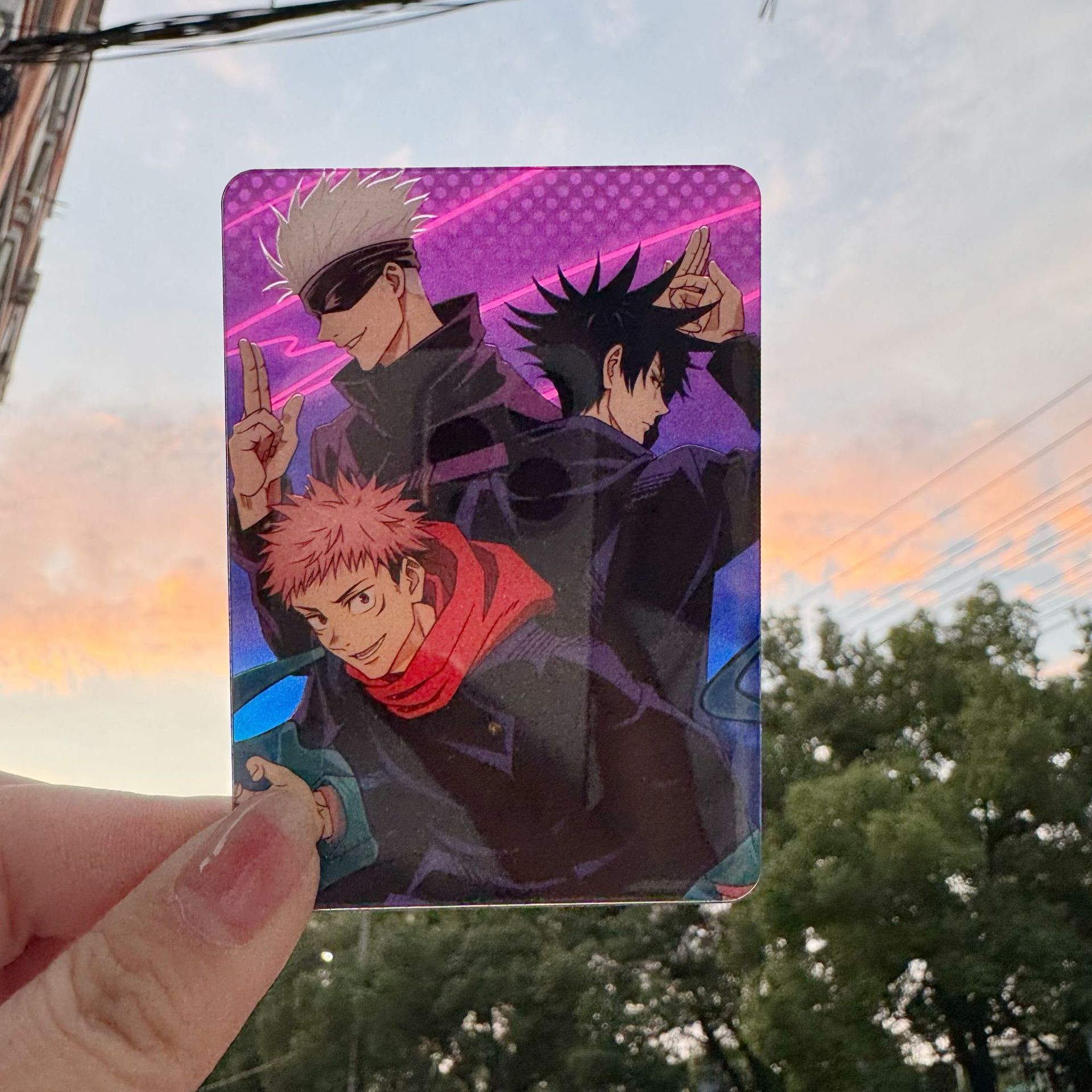 بطاقة كرتونية شفافة من الأكريل - مراجعة Anime Jujutsu Kaisen Merchandise وسعره
